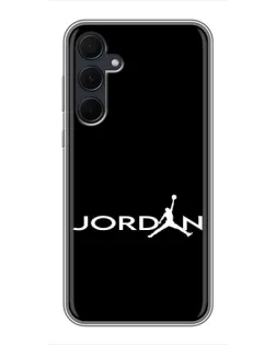 Чехол для Samsung Galaxy A35 (5G) с картинкой «Jordan White Logo» Чехол для Samsung Galaxy A35 (5G) с картинкой «Jordan White Logo»