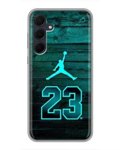 Чехол для Samsung Galaxy A35 (5G) с картинкой «Jordan Cyan 23» Чехол для Samsung Galaxy A35 (5G) с картинкой «Jordan Cyan 23»