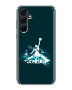 Чехол для Samsung Galaxy A35 (5G) с картинкой «Jordan Blue Fire» Чехол для Samsung Galaxy A35 (5G) с картинкой «Jordan Blue Fire»