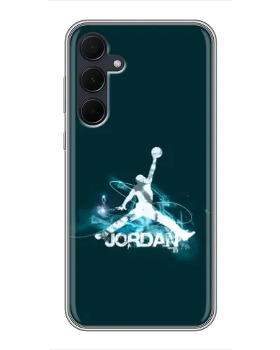 Чехол для Samsung Galaxy A35 (5G) с картинкой «Jordan Blue Fire» Чехол для Samsung Galaxy A35 (5G) с картинкой «Jordan Blue Fire»