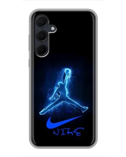 Чехол для Samsung Galaxy A35 (5G) с картинкой «Jordan Neon Blue» Чехол для Samsung Galaxy A35 (5G) с картинкой «Jordan Neon Blue»