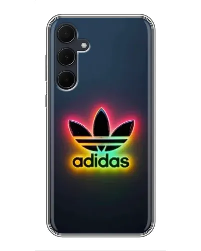 Чехол для Samsung Galaxy A35 (5G) с картинкой «Неоновый Adidas»