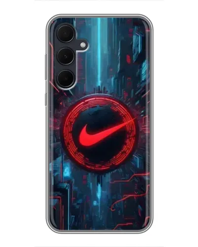 Чехол для Samsung Galaxy A35 (5G) с картинкой «Техногенный стиль Nike» Чехол для Samsung Galaxy A35 (5G) с картинкой «Техногенный стиль Nike»