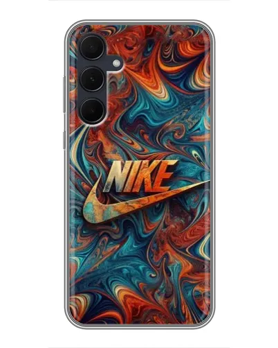 Чехол для Samsung Galaxy A35 (5G) с картинкой «Nike в абстракции» Чехол для Samsung Galaxy A35 (5G) с картинкой «Nike в абстракции»