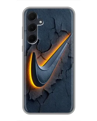 Чехол для Samsung Galaxy A35 (5G) с картинкой «Объемный логотип Найк» Чехол для Samsung Galaxy A35 (5G) с картинкой «Объемный логотип Найк»