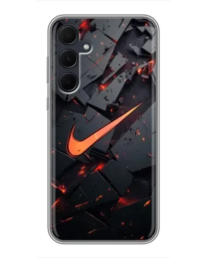 Чехол для Samsung Galaxy A35 (5G) с картинкой «Nike — эффект разломов» Чехол для Samsung Galaxy A35 (5G) с картинкой «Nike — эффект разломов»