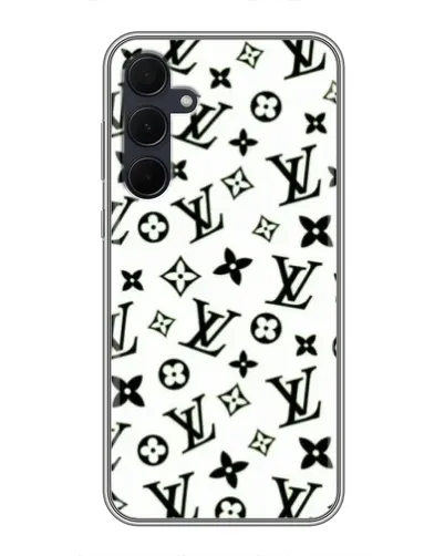 Чехол для Samsung Galaxy A35 (5G) с картинкой «Монохромный хаос LV» Чехол для Samsung Galaxy A35 (5G) с картинкой «Монохромный хаос LV»