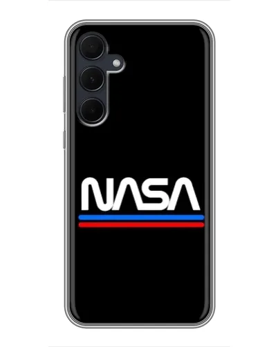 Чехол для Samsung Galaxy A35 (5G) с картинкой «NASA — классика Red Blue»