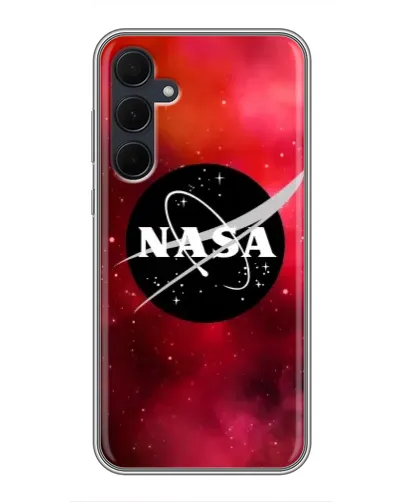 Чехол для Samsung Galaxy A35 (5G) с картинкой «NASA — красная туманность»