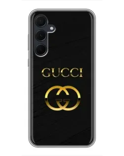 Чехол для Samsung Galaxy A35 (5G) с картинкой «Золотой логотип Gucci» Чехол для Samsung Galaxy A35 (5G) с картинкой «Золотой логотип Gucci»
