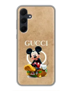Чехол для Samsung Galaxy A35 (5G) с картинкой «Микки Маус Gucci — крафт» Чехол для Samsung Galaxy A35 (5G) с картинкой «Микки Маус Gucci — крафт»