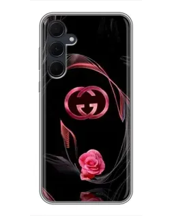 Чехол для Samsung Galaxy A35 (5G) с картинкой «Gucci — неоновая роза» Чехол для Samsung Galaxy A35 (5G) с картинкой «Gucci — неоновая роза»