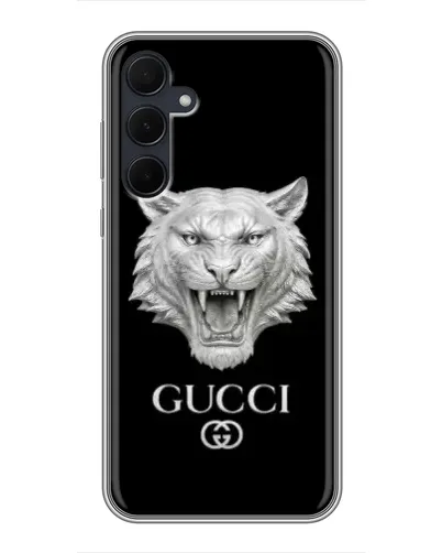 Чехол для Samsung Galaxy A35 (5G) с картинкой «Gucci — серебряный лев» Чехол для Samsung Galaxy A35 (5G) с картинкой «Gucci — серебряный лев»
