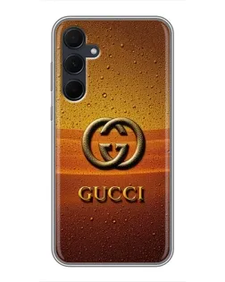 Чехол для Samsung Galaxy A35 (5G) с картинкой «Gucci — солнечный градиент» Чехол для Samsung Galaxy A35 (5G) с картинкой «Gucci — солнечный градиент»