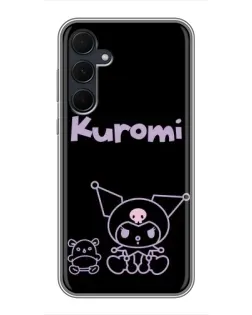 Чехол для Samsung Galaxy A35 (5G) с картинкой «Kuromi — черный минимализм» Чехол для Samsung Galaxy A35 (5G) с картинкой «Kuromi — черный минимализм»