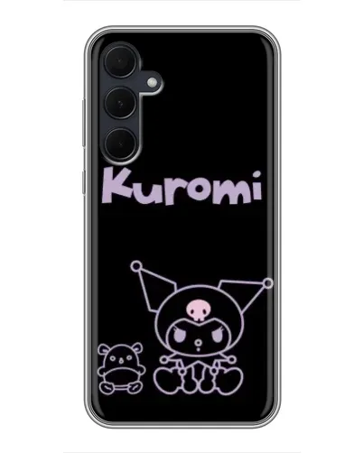 Чехол для Samsung Galaxy A35 (5G) с картинкой «Kuromi — черный минимализм» Чехол для Samsung Galaxy A35 (5G) с картинкой «Kuromi — черный минимализм»