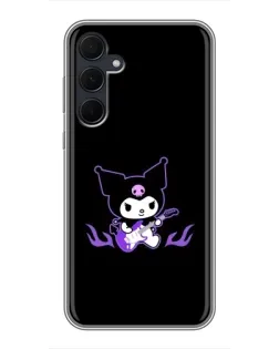 Чехол для Samsung Galaxy A35 (5G) с картинкой «Электрическая Kuromi» Чехол для Samsung Galaxy A35 (5G) с картинкой «Электрическая Kuromi»
