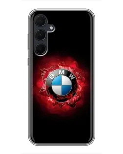 Чехол для Samsung Galaxy A35 (5G) с картинкой «Логотип BMW — вспышка»