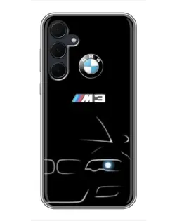 Чехол для Samsung Galaxy A35 (5G) с картинкой «Минималистичный принт BMW M3»