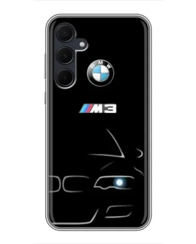 Чехол для Samsung Galaxy A35 (5G) с картинкой «Минималистичный принт BMW M3» Чехол для Samsung Galaxy A35 (5G) с картинкой «Минималистичный принт BMW M3»