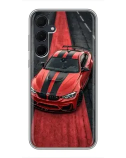 Чехол для Samsung Galaxy A35 (5G) с картинкой «BMW на красной дорожке»