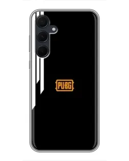 Чехол для Samsung Galaxy A35 (5G) с картинкой «PUBG — вертикальные линии» Чехол для Samsung Galaxy A35 (5G) с картинкой «PUBG — вертикальные линии»