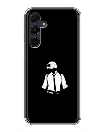 Чехол для Samsung Galaxy A35 (5G) с картинкой «PUBG — белый шлем» Чехол для Samsung Galaxy A35 (5G) с картинкой «PUBG — белый шлем»