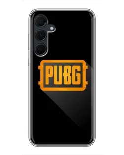 Чехол для Samsung Galaxy A35 (5G) с картинкой «PUBG — рамка лого» Чехол для Samsung Galaxy A35 (5G) с картинкой «PUBG — рамка лого»
