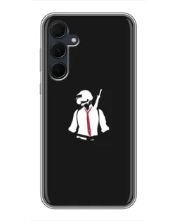 Чехол для Samsung Galaxy A35 (5G) с картинкой «PUBG — силуэт воина» Чехол для Samsung Galaxy A35 (5G) с картинкой «PUBG — силуэт воина»