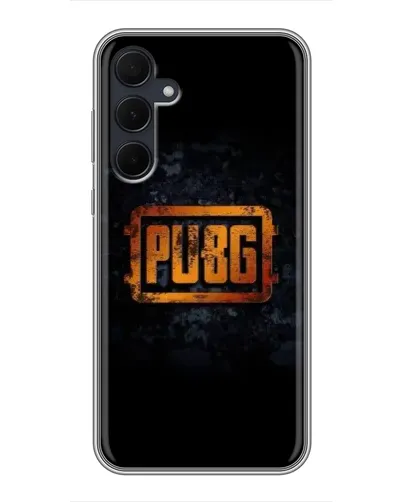 Чехол для Samsung Galaxy A35 (5G) с картинкой «PUBG — золотой логотип» Чехол для Samsung Galaxy A35 (5G) с картинкой «PUBG — золотой логотип»