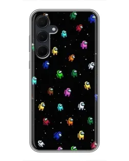 Чехол для Samsung Galaxy A35 (5G) с картинкой «Экипаж Among Us»