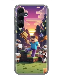 Чохол для Samsung Galaxy A35 (5G) з картинкою «Стів на фермі» Чохол для Samsung Galaxy A35 (5G) з картинкою «Стів на фермі»