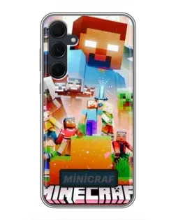 Чохол для Samsung Galaxy A35 (5G) з картинкою «Minecraft герої гри» Чохол для Samsung Galaxy A35 (5G) з картинкою «Minecraft герої гри»