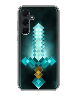 Чохол для Samsung Galaxy A35 (5G) з картинкою «Алмазний меч неон» Чохол для Samsung Galaxy A35 (5G) з картинкою «Алмазний меч неон»