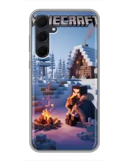 Чохол для Samsung Galaxy A35 (5G) з картинкою «Зимовий Minecraft» Чохол для Samsung Galaxy A35 (5G) з картинкою «Зимовий Minecraft»