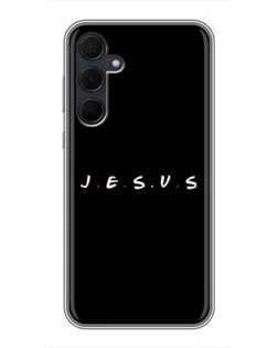 Чехол для Samsung Galaxy A35 (5G) с картинкой «Точки веры J.E.S.U.S.»