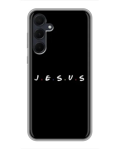 Чехол для Samsung Galaxy A35 (5G) с картинкой «Точки веры J.E.S.U.S.»