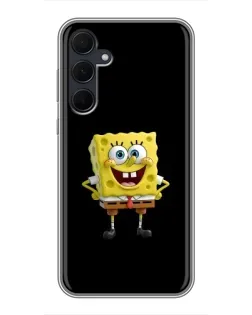 Чехол для Samsung Galaxy A35 (5G) с картинкой «Классический Губка Боб»