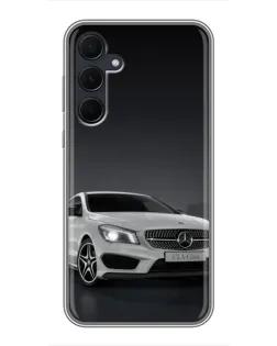 Чехол для Samsung Galaxy A35 (5G) с картинкой «Mercedes AMG GT Silver»
