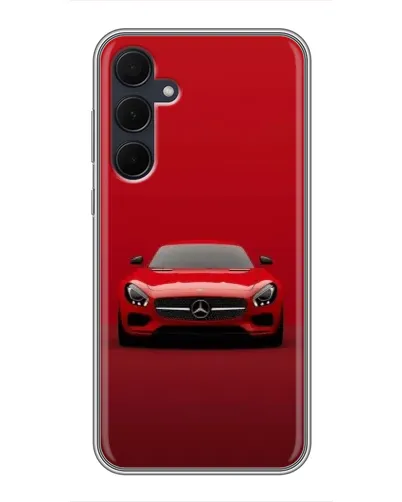 Чехол для Samsung Galaxy A35 (5G) с картинкой «Красный Mercedes AMG»