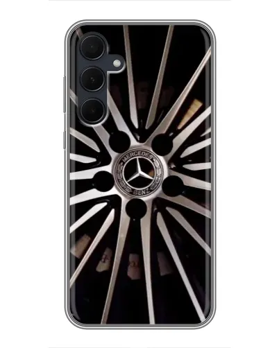 Чехол для Samsung Galaxy A35 (5G) с картинкой «Диск Mercedes»