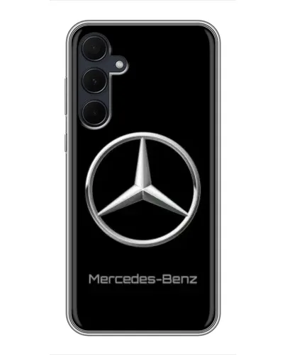 Чехол для Samsung Galaxy A35 (5G) с картинкой «Mercedes Silver Logo»