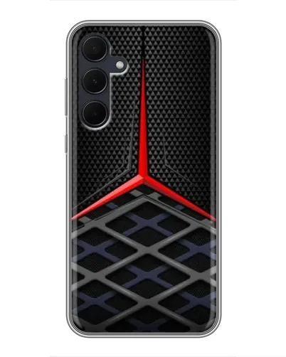 Чехол для Samsung Galaxy A35 (5G) с картинкой «Mercedes Carbon Grid»