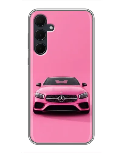 Чехол для Samsung Galaxy A35 (5G) с картинкой «Розовый Mercedes AMG» Чехол для Samsung Galaxy A35 (5G) с картинкой «Розовый Mercedes AMG»