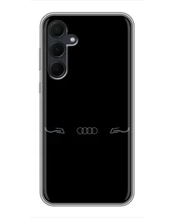 Чехол для Samsung Galaxy A35 (5G) с картинкой «Audi — световой подпись»