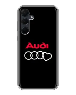Чехол для Samsung Galaxy A35 (5G) с картинкой «Логотип Audi Heart»