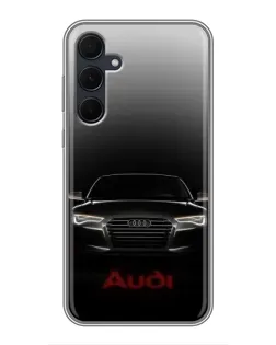 Чехол для Samsung Galaxy A35 (5G) с картинкой «Audi — градиентный контур»