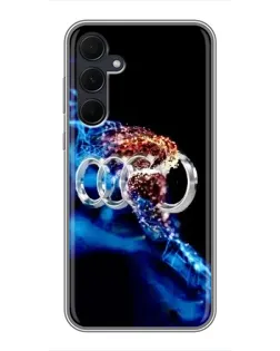 Чехол для Samsung Galaxy A35 (5G) с картинкой «Энергия лого Audi»