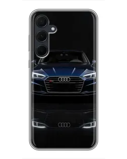 Чехол для Samsung Galaxy A35 (5G) с картинкой «Audi — ночное отражение»