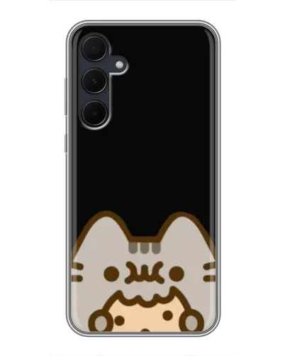 Чехол для Samsung Galaxy A35 (5G) с картинкой «Пушин на черном» Чехол для Samsung Galaxy A35 (5G) с картинкой «Пушин на черном»